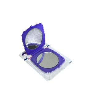 Vintage Goody Purple Purse Mirror‎ Compact Double Sided New on Card 90s